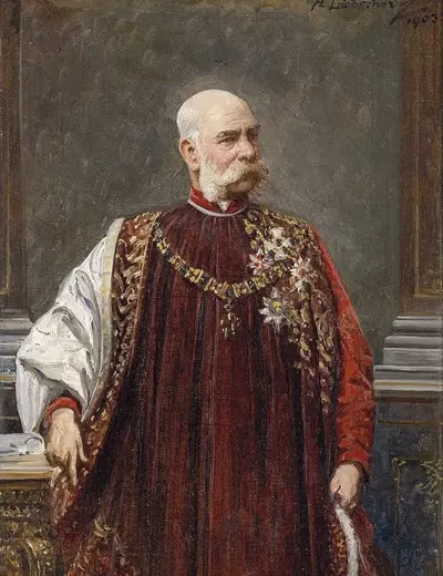Франц Иосиф by Адольф Либшер, 1903 — digital art print download