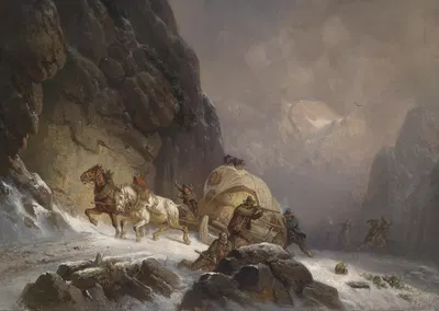 Der Überfall by Adolf Schmidt — digital art print download