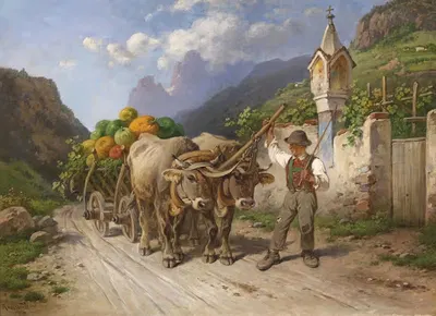 Щедрый урожай by Адольф ван дер Венне, 1904 — digital art print download