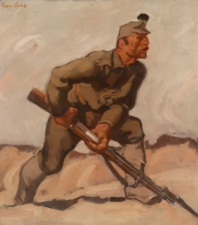 Императорская стрела by Альбин Эггер Лиенц, c1916 — digital art print download