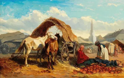 Рыночный день by Александр фон Бенса — digital art print download