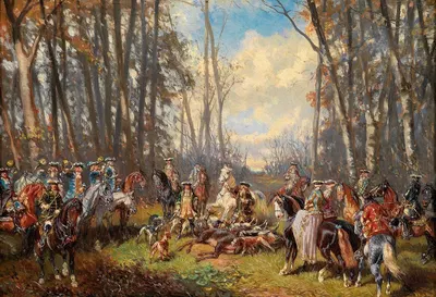 После успешной охоты by Александр фон Бенса — digital art print download
