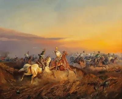 Сцена из Венгерской революции by Александр фон Бенса — digital art print download