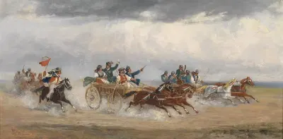 Венгерская свадебная карета by Альфред Штайнакер — digital art print download