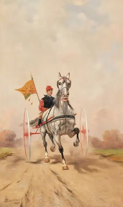 Соревнование на сульках by Альфредо Томинц — digital art print download