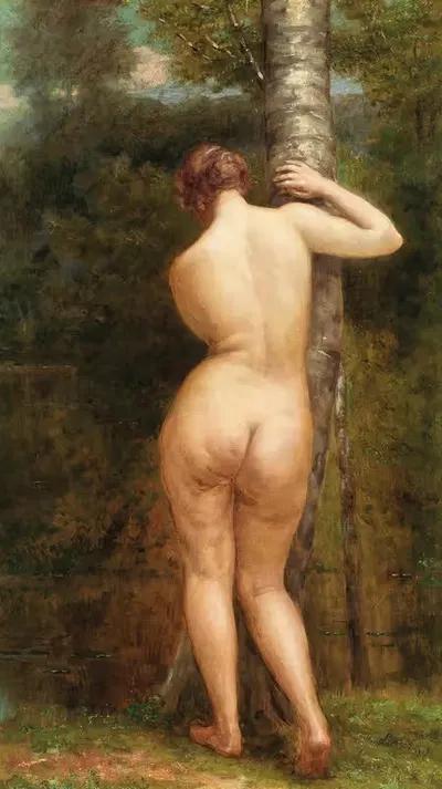 Женский ню by Огюст Левек, 1915 — digital art print download