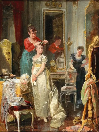 Украшение невесты by Карл Херпфер — digital art print download