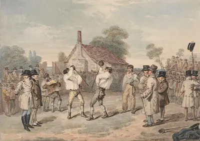 Backswords by Charles Turner, 1810 — digital art print download