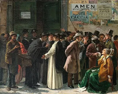 При закрытом банке by Эдуардо Матания — digital art print download