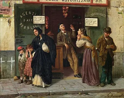 Beim Pfandleiher by Eduardo Matania — digital art print download