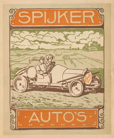 Officieel programma gedenkboek van den historischen allegorischen optocht by Theo Molkenboer, 1910 — digital art print…