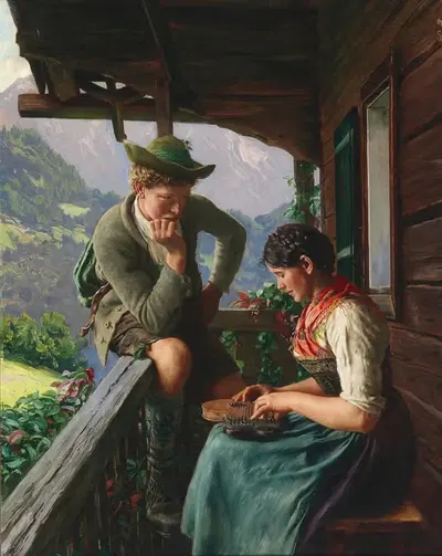 A Serenade by Emil Rau — digital art print download