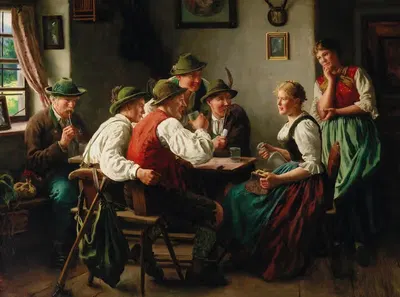 The Admirers by Emil Rau — digital art print download