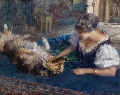 Игровые товарищи by Фердинанд Макс Бредт, 1916 — digital art print download