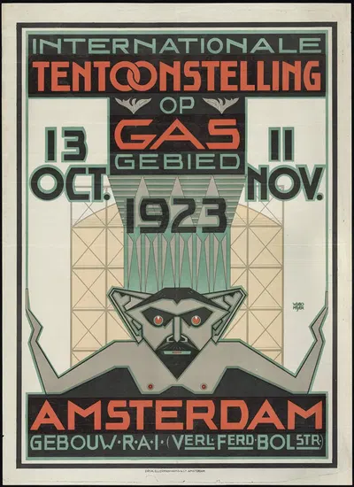 Internationale tentoonstelling op gasgebied by Wybo Meijer, 1923 — digital art print download