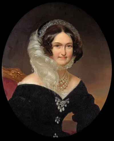 Каролина Августа by Франц Шротцберг — digital art print download
