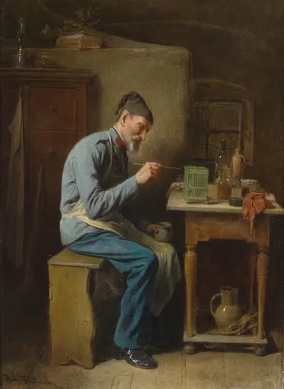 Der Hobbymaler by Friedrich Friedländer — digital art print download