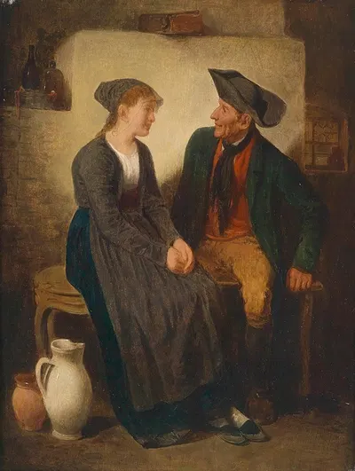 Der Verehrer by Friedrich Friedländer — digital art print download