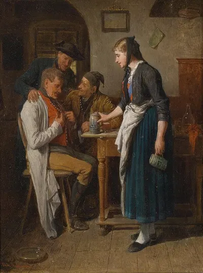 Die neue Weste by Friedrich Friedländer — digital art print download