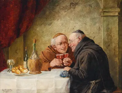 Хороший глоток by Георг Рёсслер — digital art print download