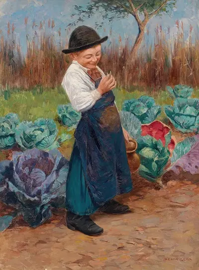 Маленький садовник by Геза Пешке — digital art print download