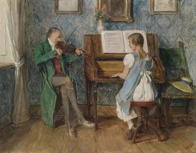 Hausmusik by Gustav Igler — digital art print download