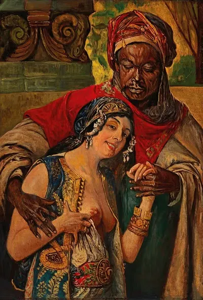 Восточная пара by Гюла Торнай — digital art print download