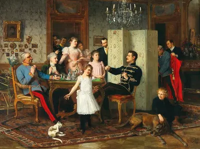 Большое семейное торжество by Ханс Темпл — digital art print download