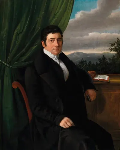 Portrait Burckhardt-Bischoff by Heinrich Beltz — digital art print download