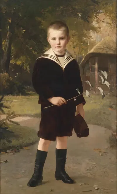 Мальчик в матросском костюме by Генрих Лауэнштейн, 1892 — digital art print download