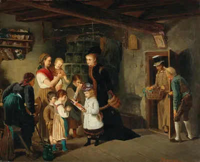 Gifts from St Nicholas by Johann Hamza — digital art print download