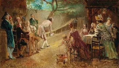 On the Bowling Lane by Johann Hamza — digital art print download