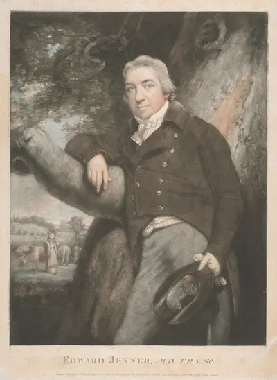 Edward Jenner, M.D. F.R.S. & c. by John Raphael Smith, 1801 — digital art print download