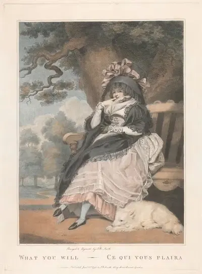 What You Will – Ce Qui Vous Plaira by John Raphael Smith, 1791 — digital art print download