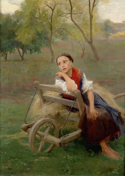 После работы by Филипп Алексис де Ласло, 1896 — digital art print download