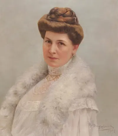 Портрет госпожи Зигль by Рудольф Свобода, 1907 — digital art print download