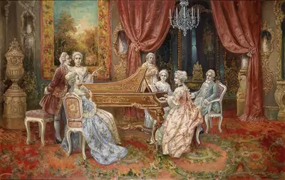 Musikalische Unterhaltung by Stephan Sedlacek — digital art print download