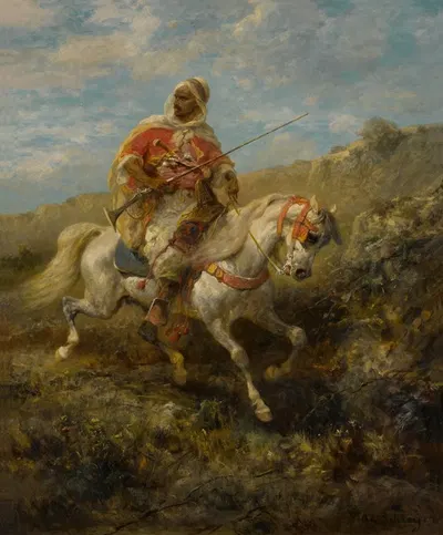 Арабский всадник by Адольф Шрайер — digital art print download