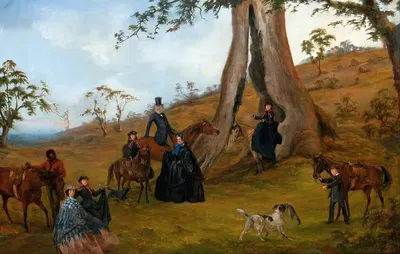 Семья Гилберт by Александр Шрамм, 1864 — digital art print download