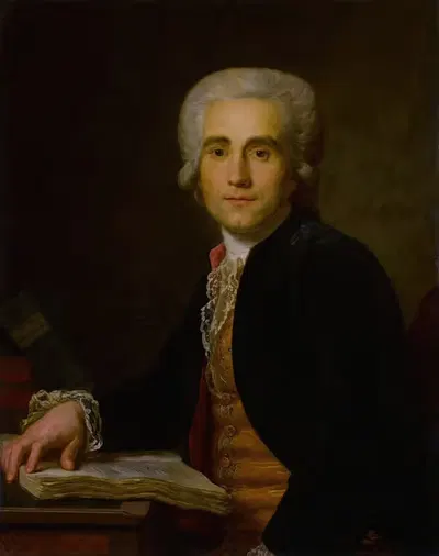 Portrait of Dr. Jean-Louis Baudelocque by Antoine Vestier — digital art print download