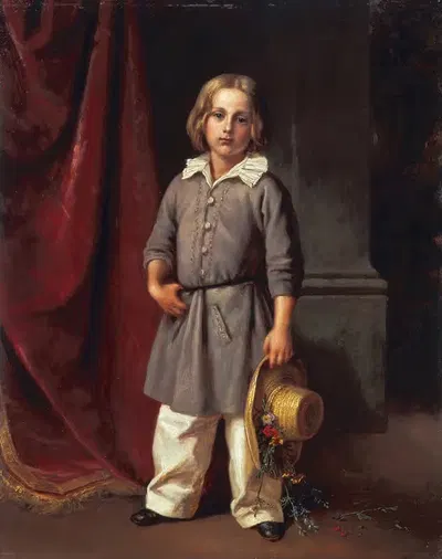 Карл Бегас (II) в детстве by Карл Иосиф Бегас, 1850 — digital art print download