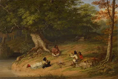 Полуденный отдых by Корнелиус Дэвид Кригхофф, 1854 — digital art print download