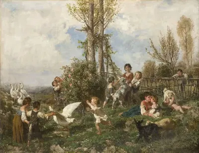 Весна by Филиппо Палицци, 1868 — digital art print download