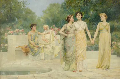 Afternoon Idle by Francis Coates Jones — digital art print download