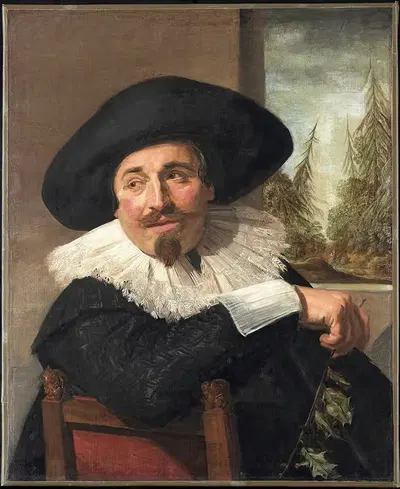 Portrait of Isaac Abrahamsz. Massa by Frans Hals, 1626 — digital art print download