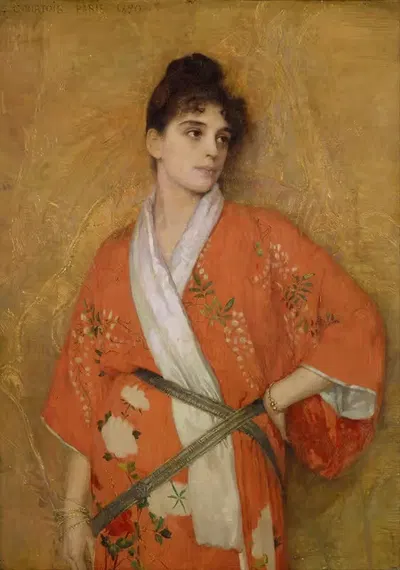 Study by Gustave-Claude-Etienne Courtois, 1890 — digital art print download
