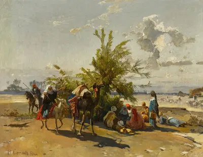 Лагерь by Герман Давид Саломон Корроди — digital art print download