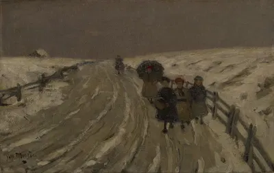 Возвращение из школы by Джеймс Уилсон Моррис, 1896-1906 — digital art print download