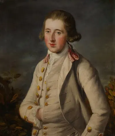 Портрет молодого человека, предположительно Петра Спирса by Джон Рассел, 1767 — digital art print download