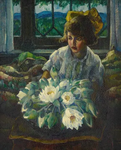 Элейн Трэвис by Леон Кролл, 1919 — digital art print download